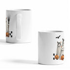 Black Cat at Midnight 11 oz White Ceramic Mug