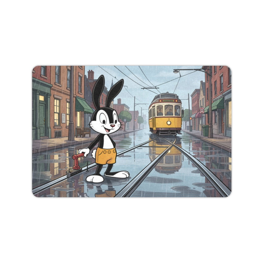 Oswald and the Rainy Trolley 23.6 x 15.7 in Doormat