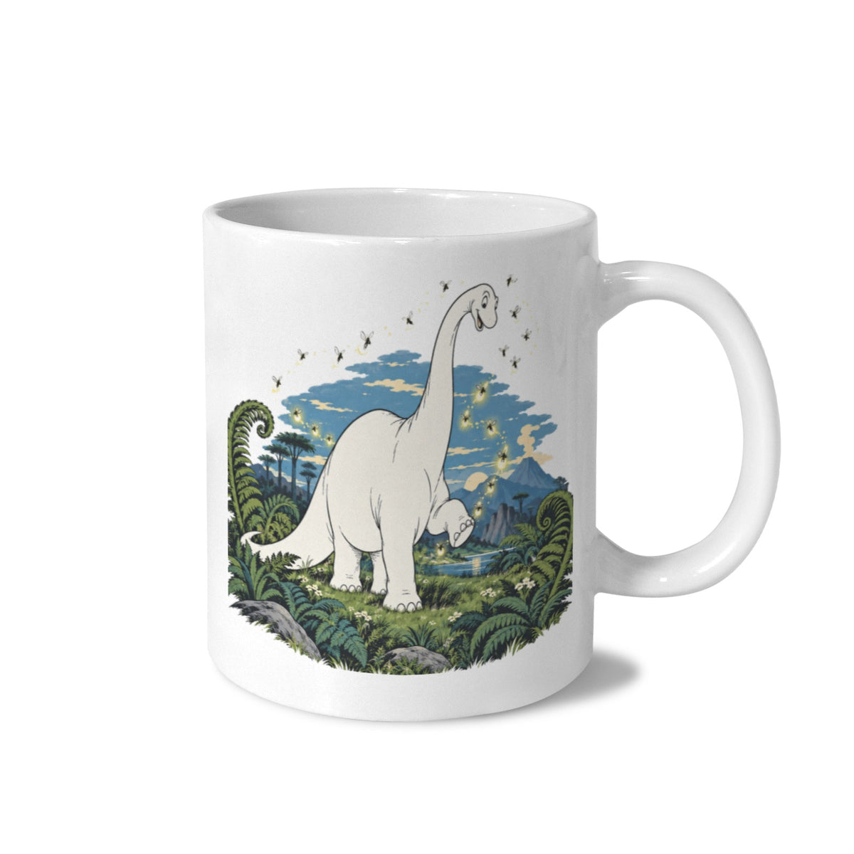Gertie Firefly Meadow 11 oz White Ceramic Mug