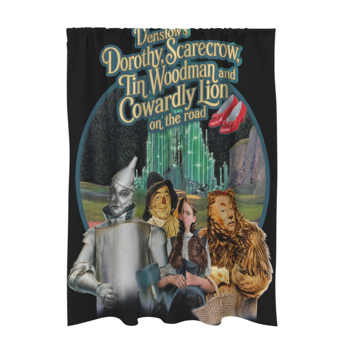 Oz Friends on the Road 51 x 72 in Door Curtain (QUE)