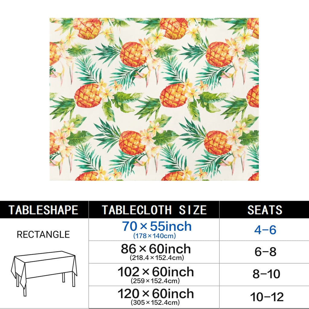 Haunted House Ghost 178cm x 140cm Rectangular Tablecloth 70x55inch (QUE)