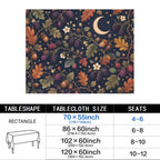 Blackberry Moon 178cm x 140cm Rectangular Tablecloth 70x55inch (QUE)