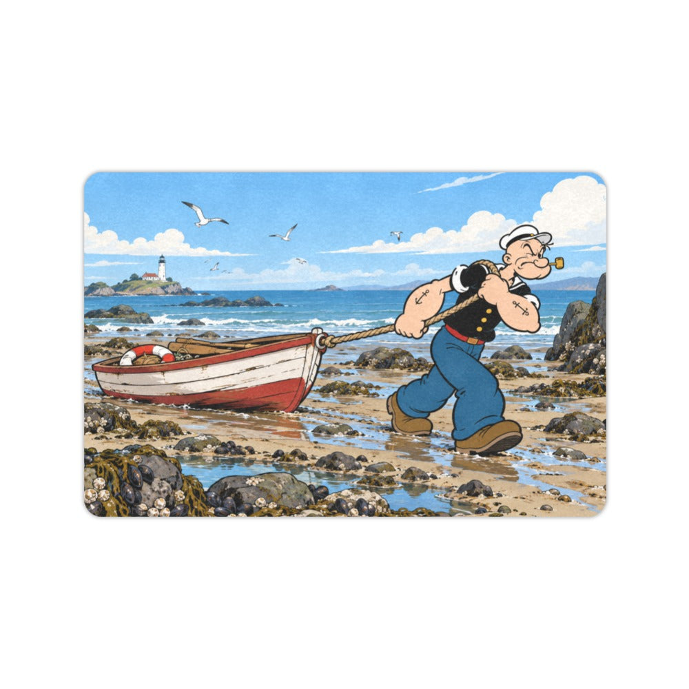 Popeye's Rocky Beach Skiff 23.6 x 15.7 in Doormat