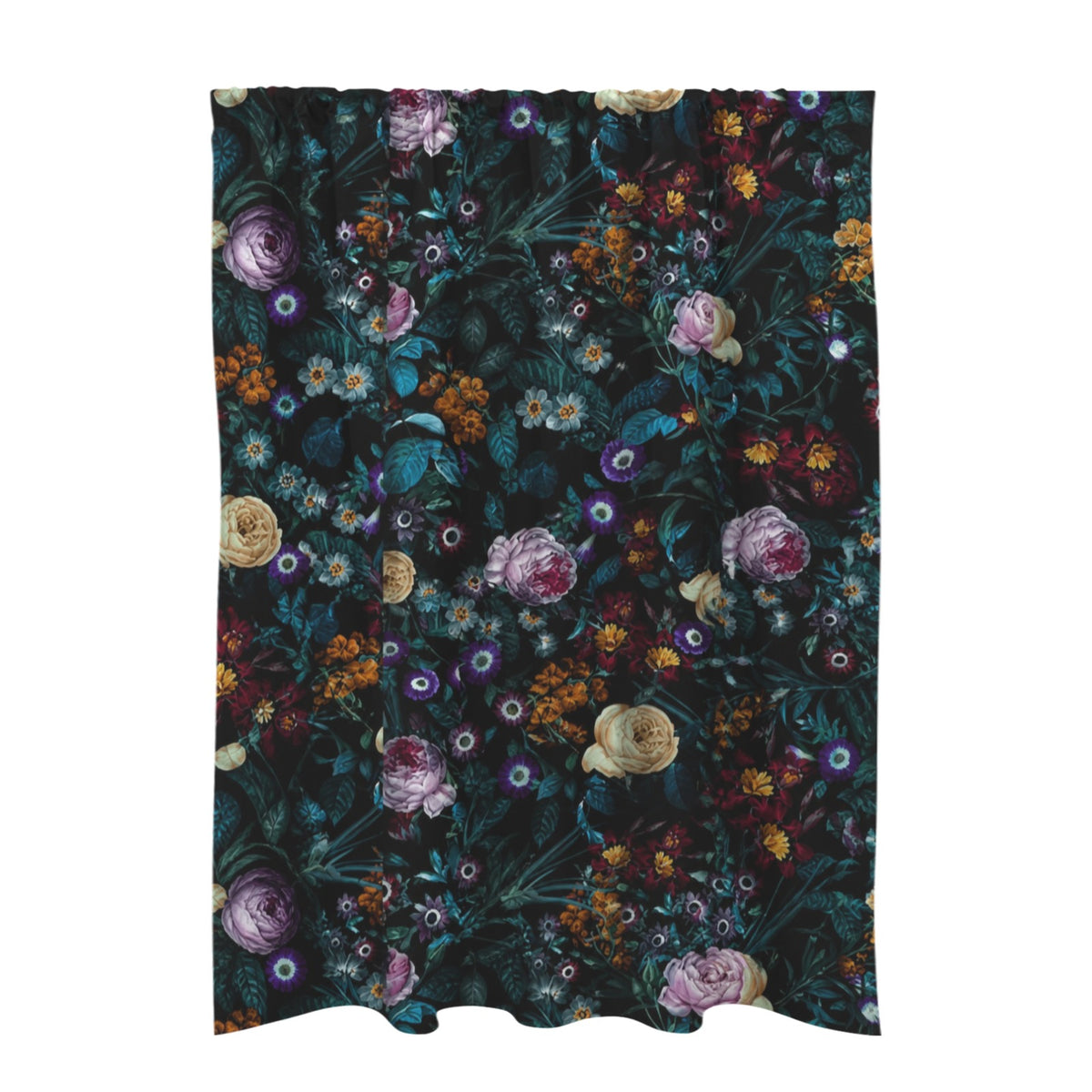 Vamp Romantic Rose Window 51 x 72 in Door Curtain (QUE)
