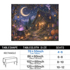 Crescent Cottage 178cm x 140cm Rectangular Tablecloth 70x55inch (QUE)