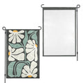 Subtle Anti-Trump Floral 12 x 18 in Garden Flag