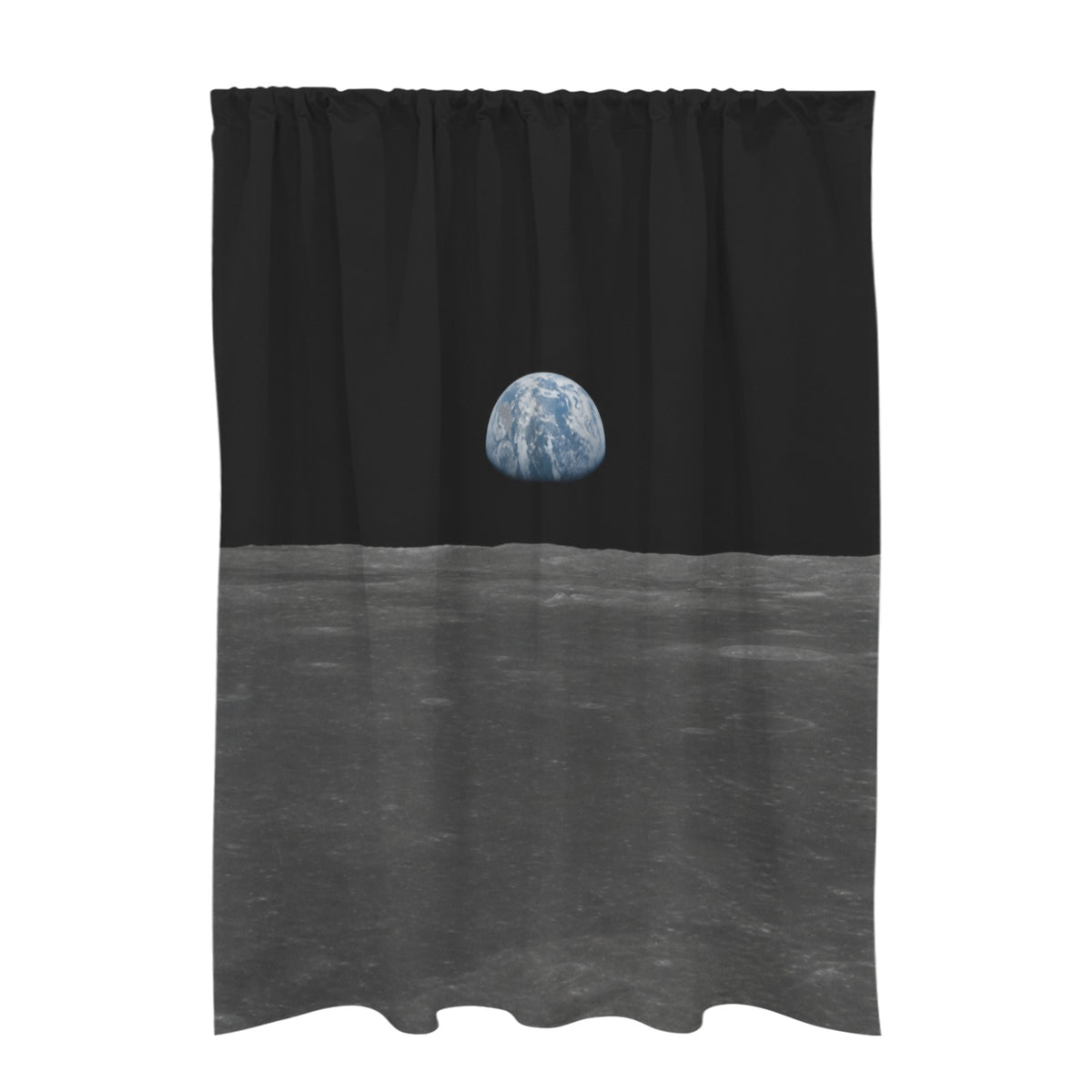 Apollo 11 Blue Earth 51 x 72 in Door Curtain (QUE)