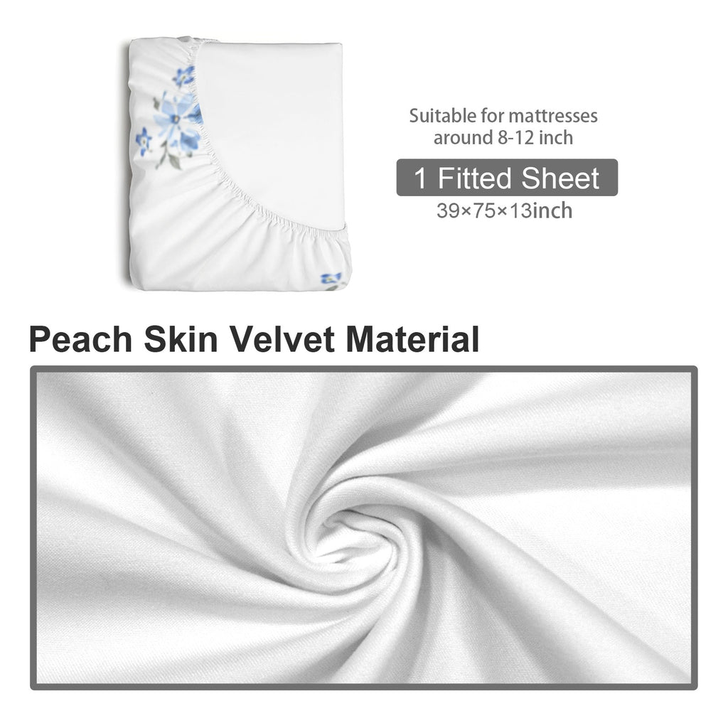 Everyday Exhibit Abstraction Fitted Sheet 39x75x13inch (QUE)
