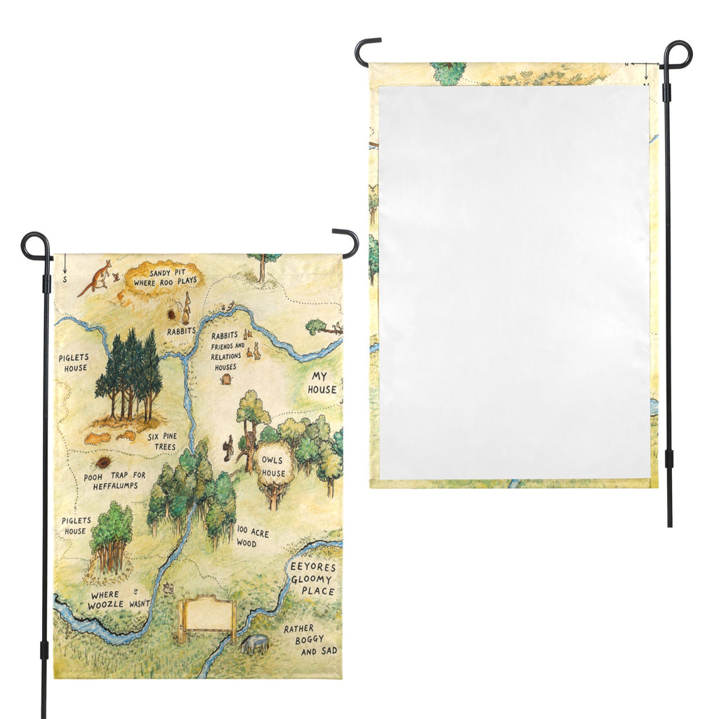 Pooh Honey Woodland 12 x 18 in Garden Flag