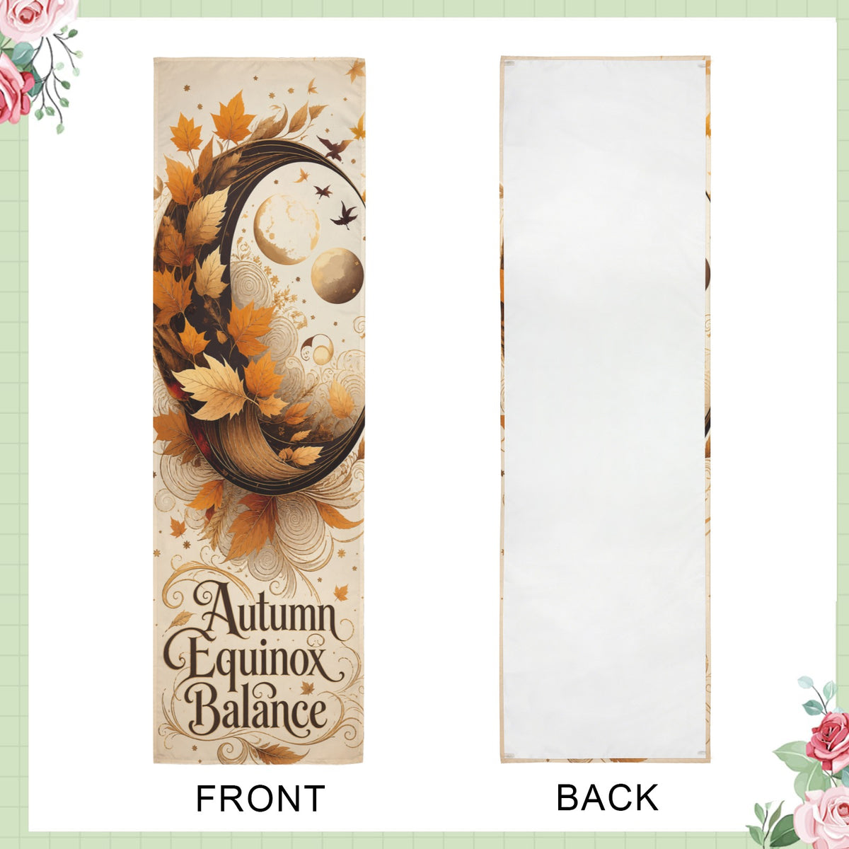 Autumn Equinox Balance 12 x 40 in Polyester Peach Skin Tapestry