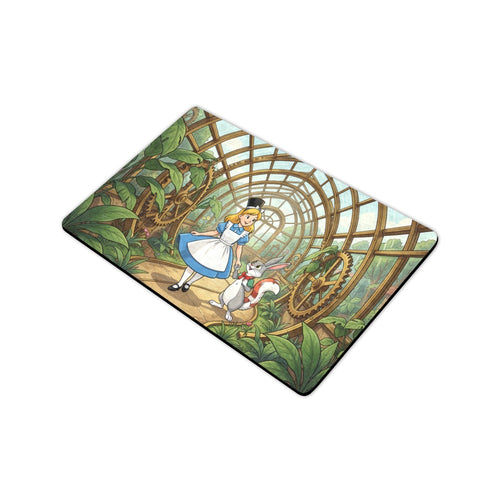 Alice Clockwork Greenhouse 23.6 x 15.7 in Doormat