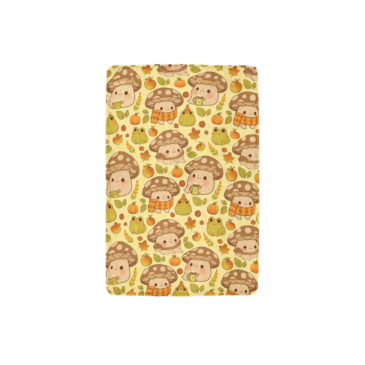 Enchanted Mushroom Hollow 32 x 48 in Micro Fleece Blanket