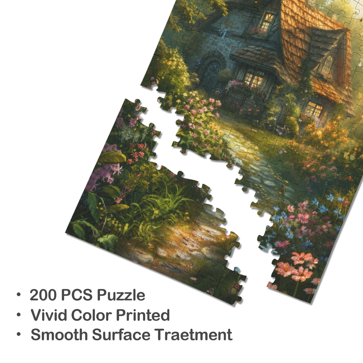 Acorn Fox 10 x 13.94 in 200-Piece Wooden Jigsaw Puzzle (QUE)