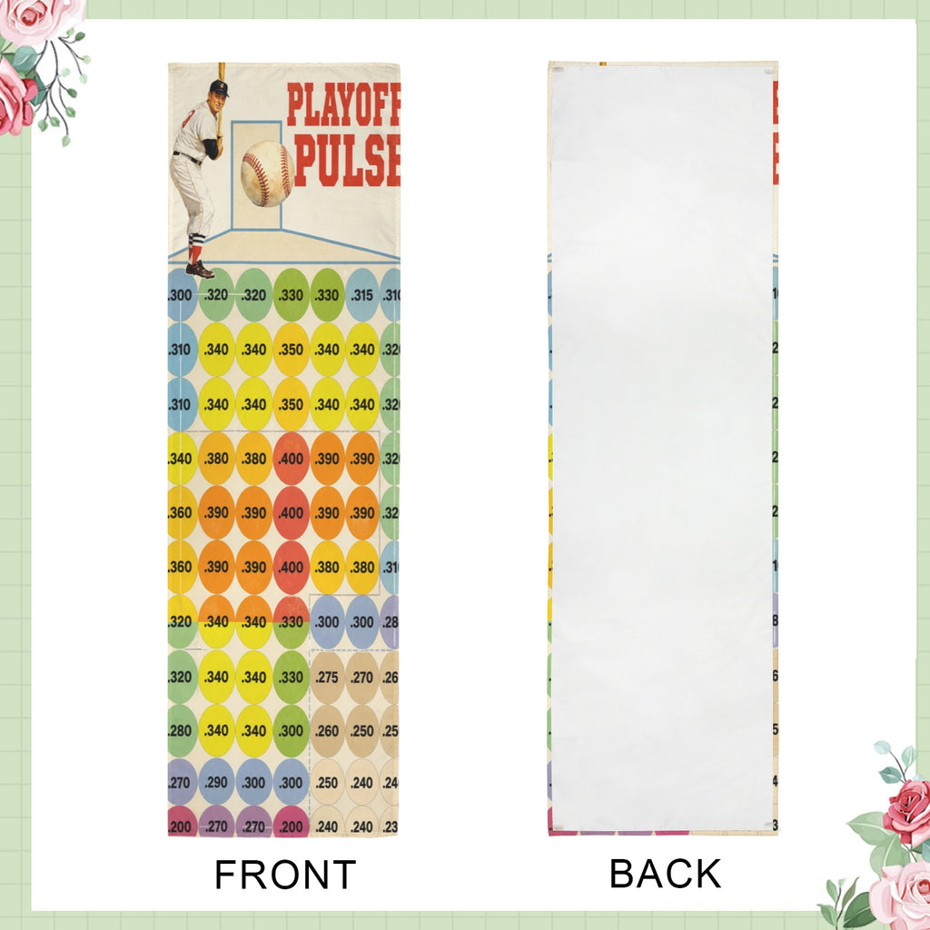 Playoff Pulse 12 x 40 in Polyester Peach Skin Tapestry