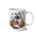 Haunted Clocktower 11 oz White Ceramic Mug