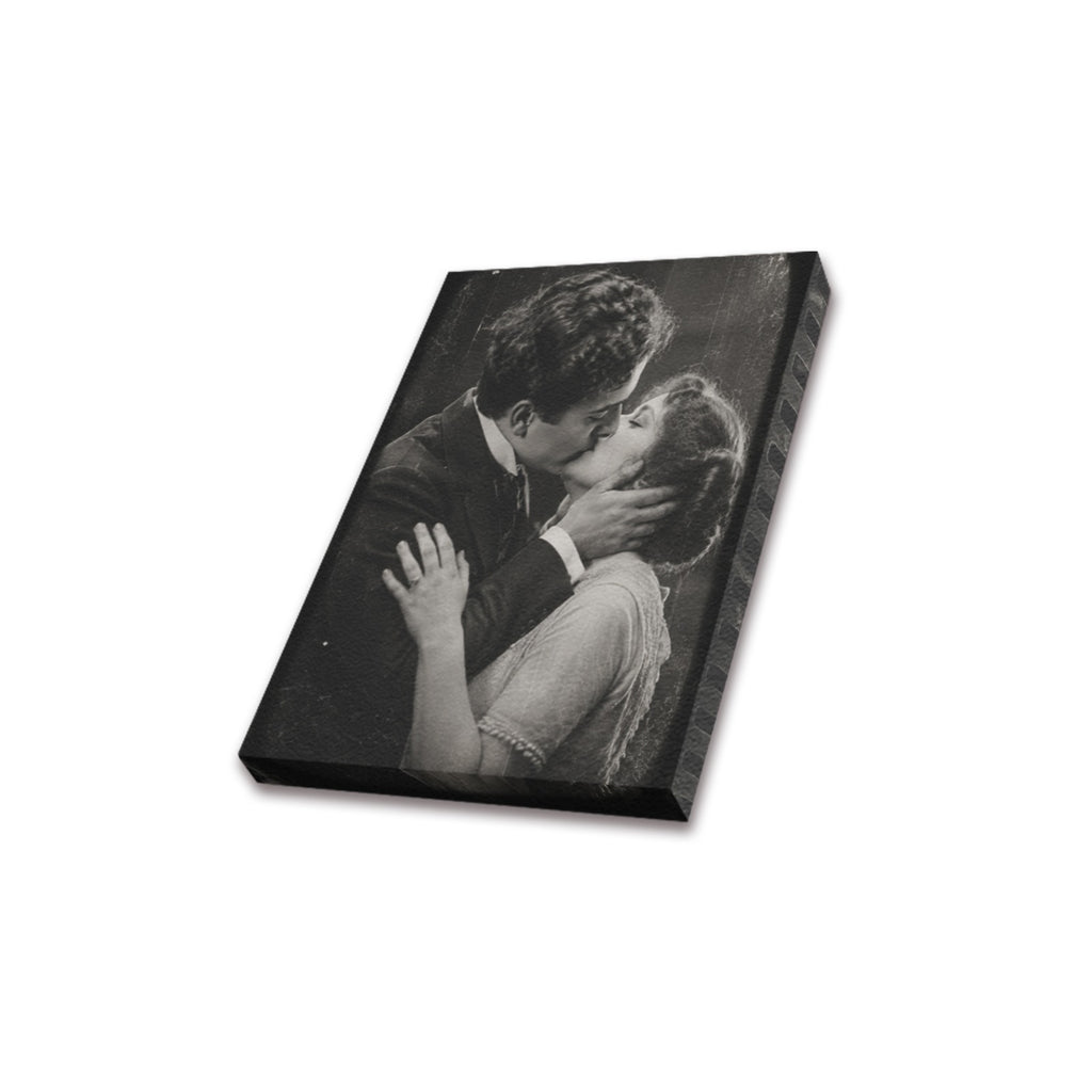 Edison The Kiss Frame Frame Canvas Print 8"x10"