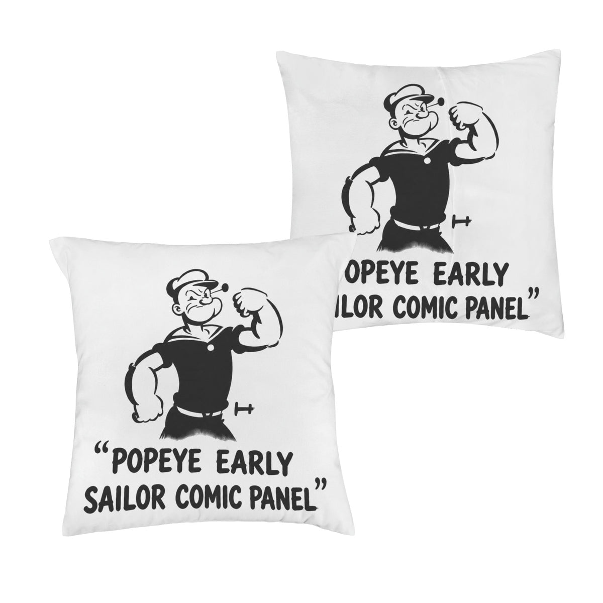 Sailor Ship-Wheel Comic 16 x 16 in Envelope Pillow Case