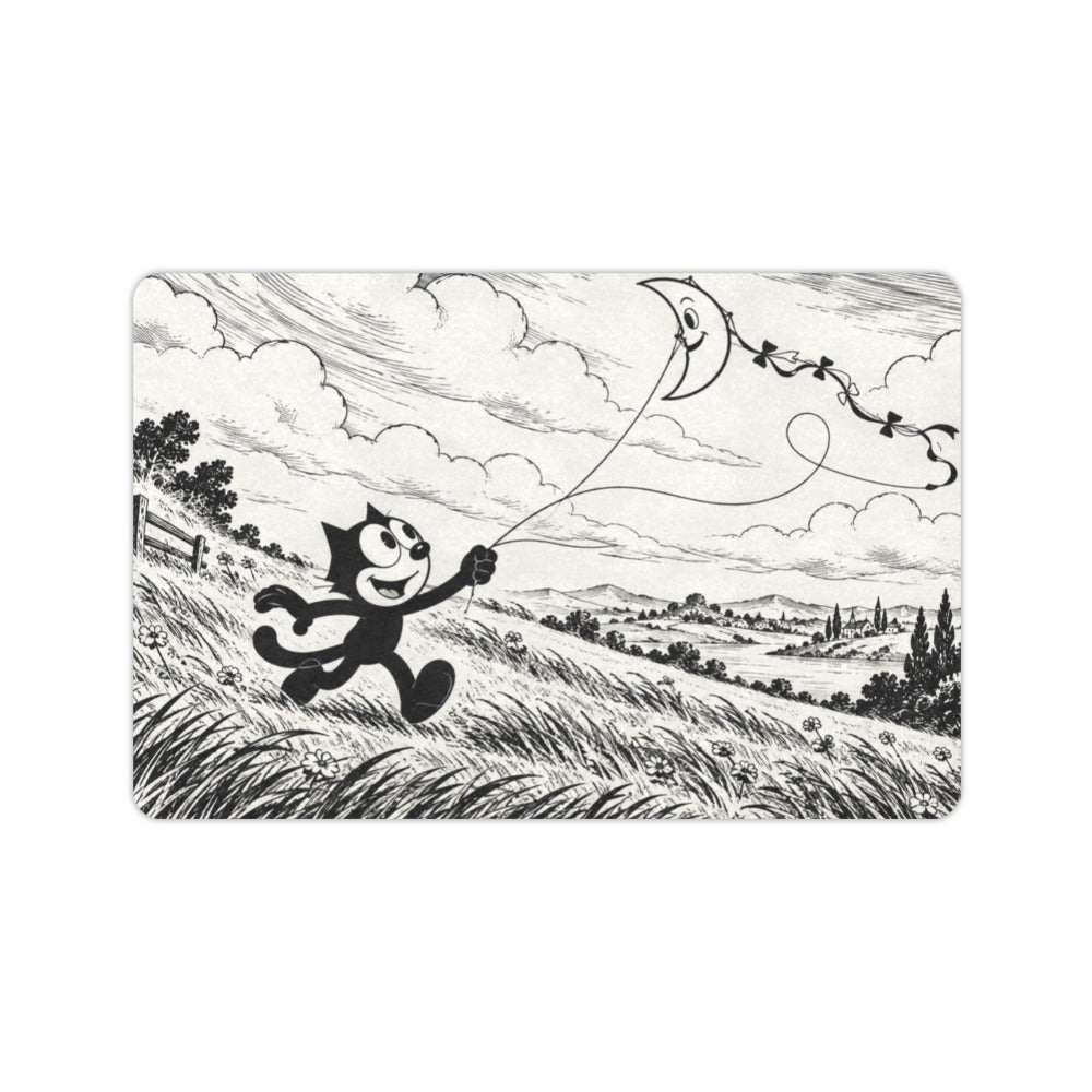 Felix and the Crescent Kite 23.6 x 15.7 in Doormat