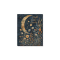 Night Orbit Garden Frame Canvas Print 8"x10"