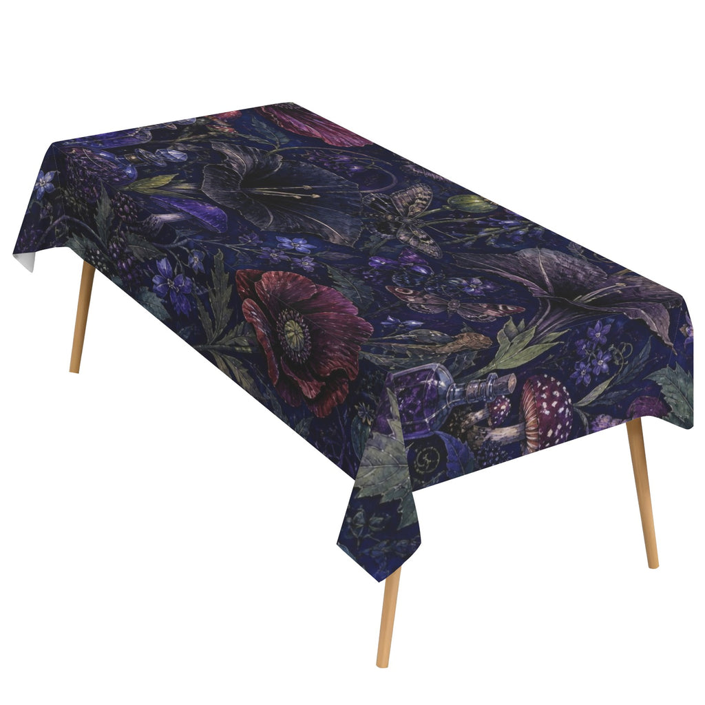 Poison Garden 178cm x 140cm Rectangular Tablecloth 70x55inch (QUE)