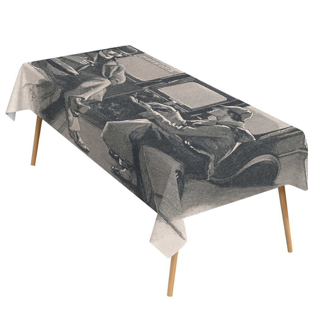 Baker Street 178cm x 140cm Rectangular Tablecloth 70x55inch (QUE)