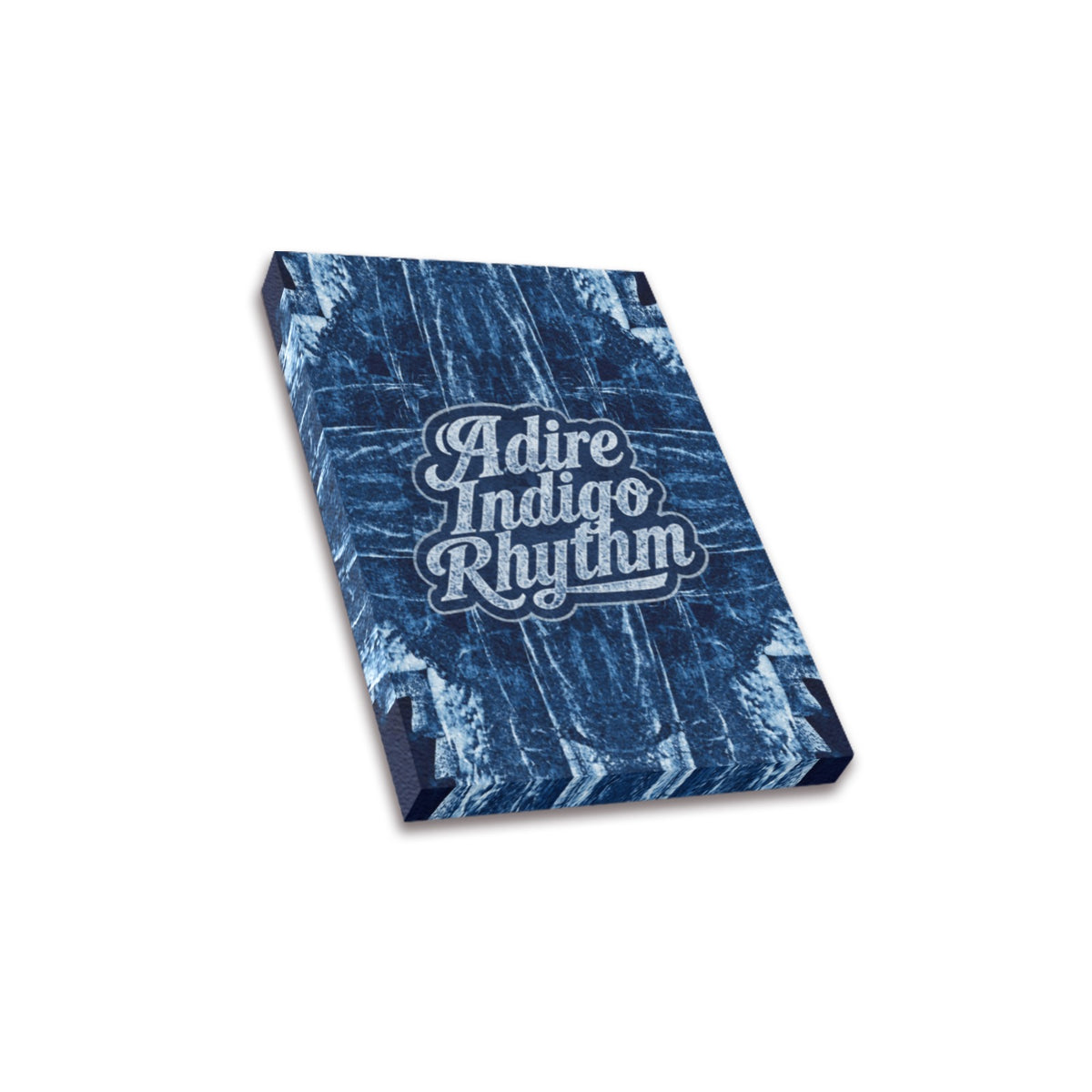 Adire Indigo Rhythm Frame Canvas Print 8"x10"