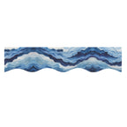 Deep Teal Winter Conservatory 200cm x 43.1cm Fireplace Cloth (QUE)