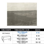 First Flight 178cm x 140cm Rectangular Tablecloth 70x55inch (QUE)