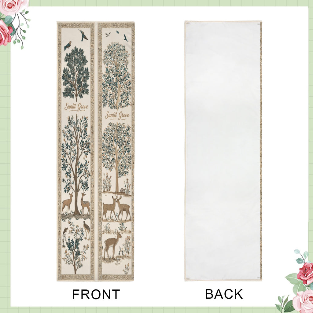 Sunlit Grove 12 x 40 in Polyester Peach Skin Tapestry