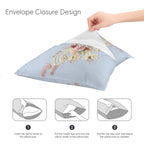 Brooched Heirloom Collage 16 x 16 in Envelope Pillow Case
