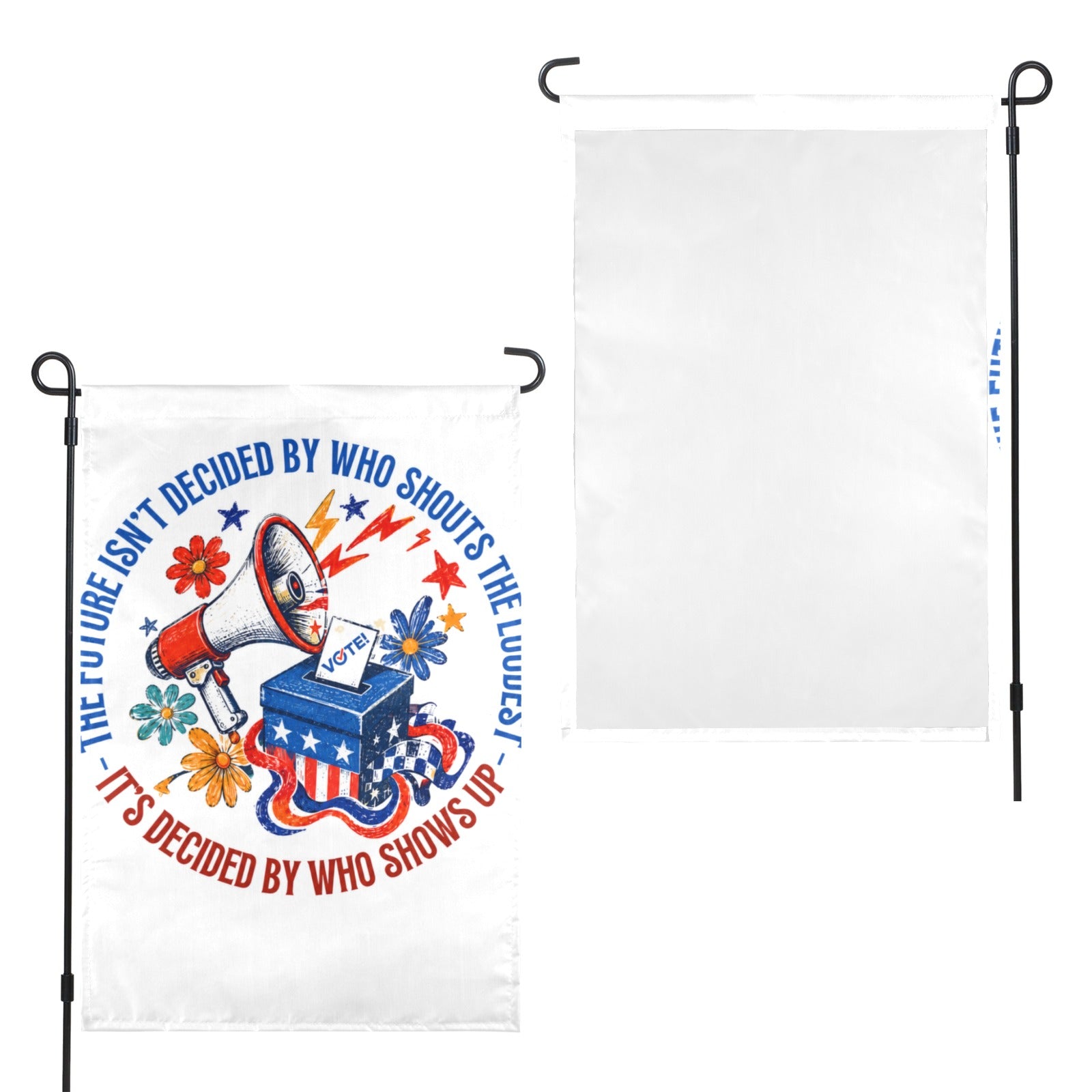 Liberty and Justice for All 12 x 18 in Garden Flag