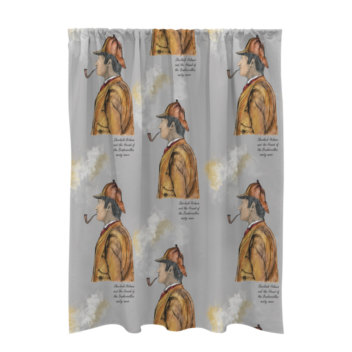 Sherlock Hound Moor 51 x 72 in Door Curtain (QUE)