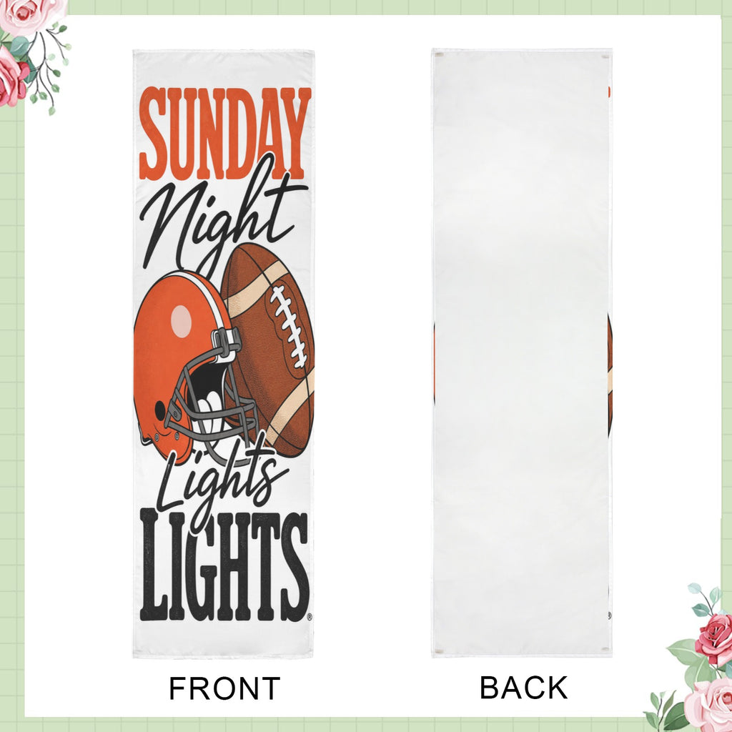 Sunday Night Lights 12 x 40 in Polyester Peach Skin Tapestry