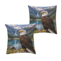Bald Eagle Valley Sky 16 x 16 in Envelope Pillow Case