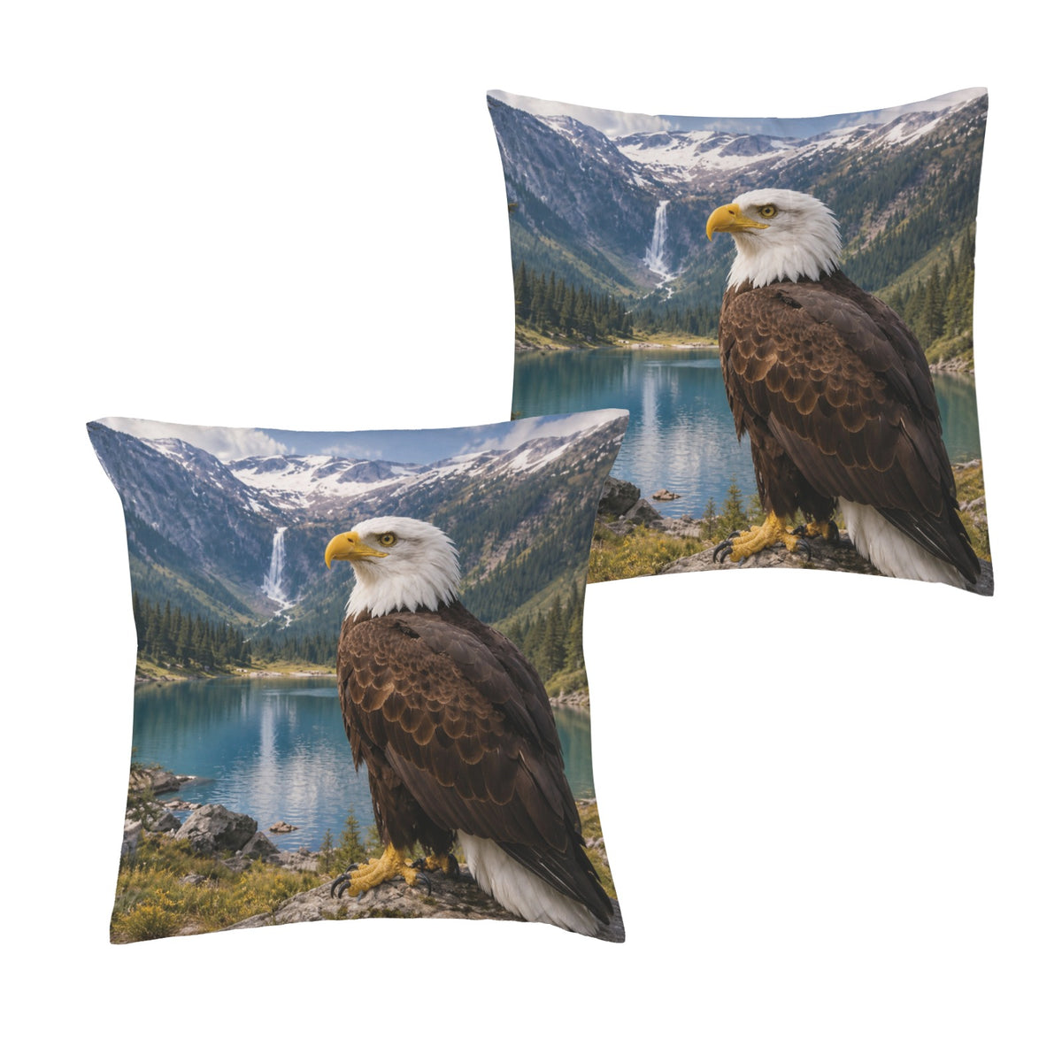 Bald Eagle Valley Sky 16 x 16 in Envelope Pillow Case