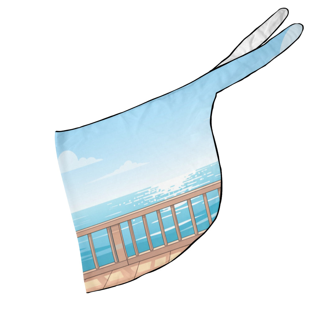Minnie Shell Chime Terrace Beach Sarong Wrap (QUE)