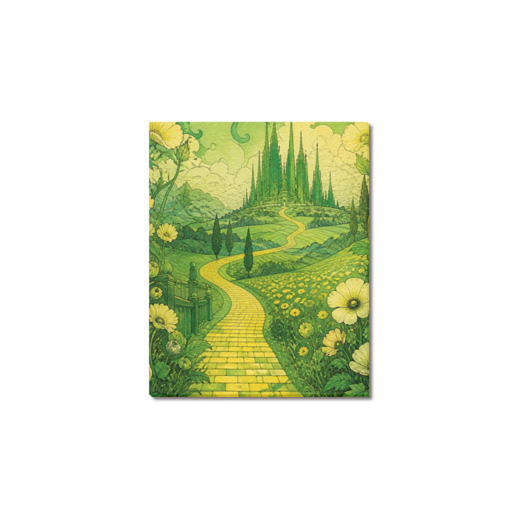 Denslow Emerald Road Frame Canvas Print 8"x10"