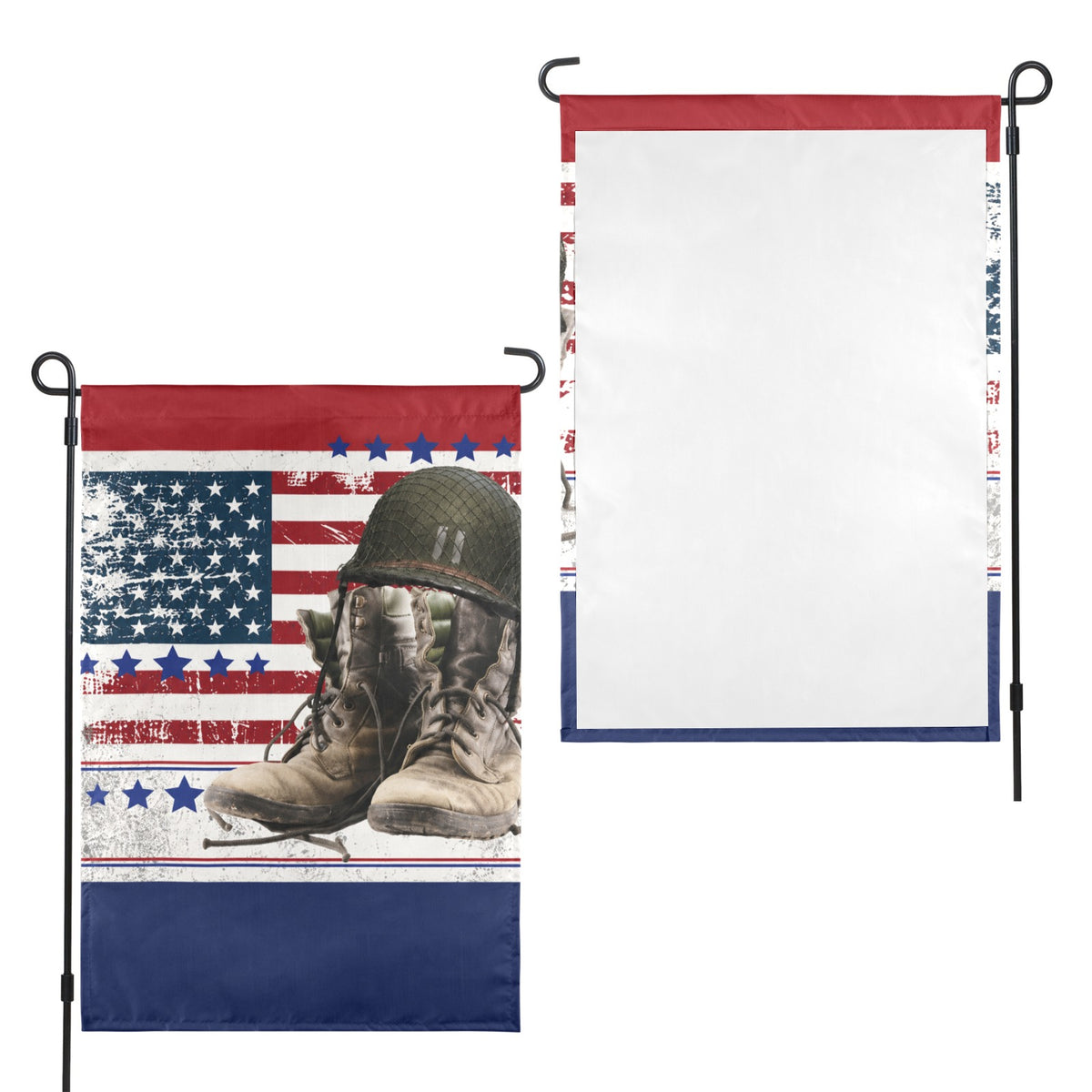 Veterans Day one nation gratitude 12 x 18 in Garden Flag