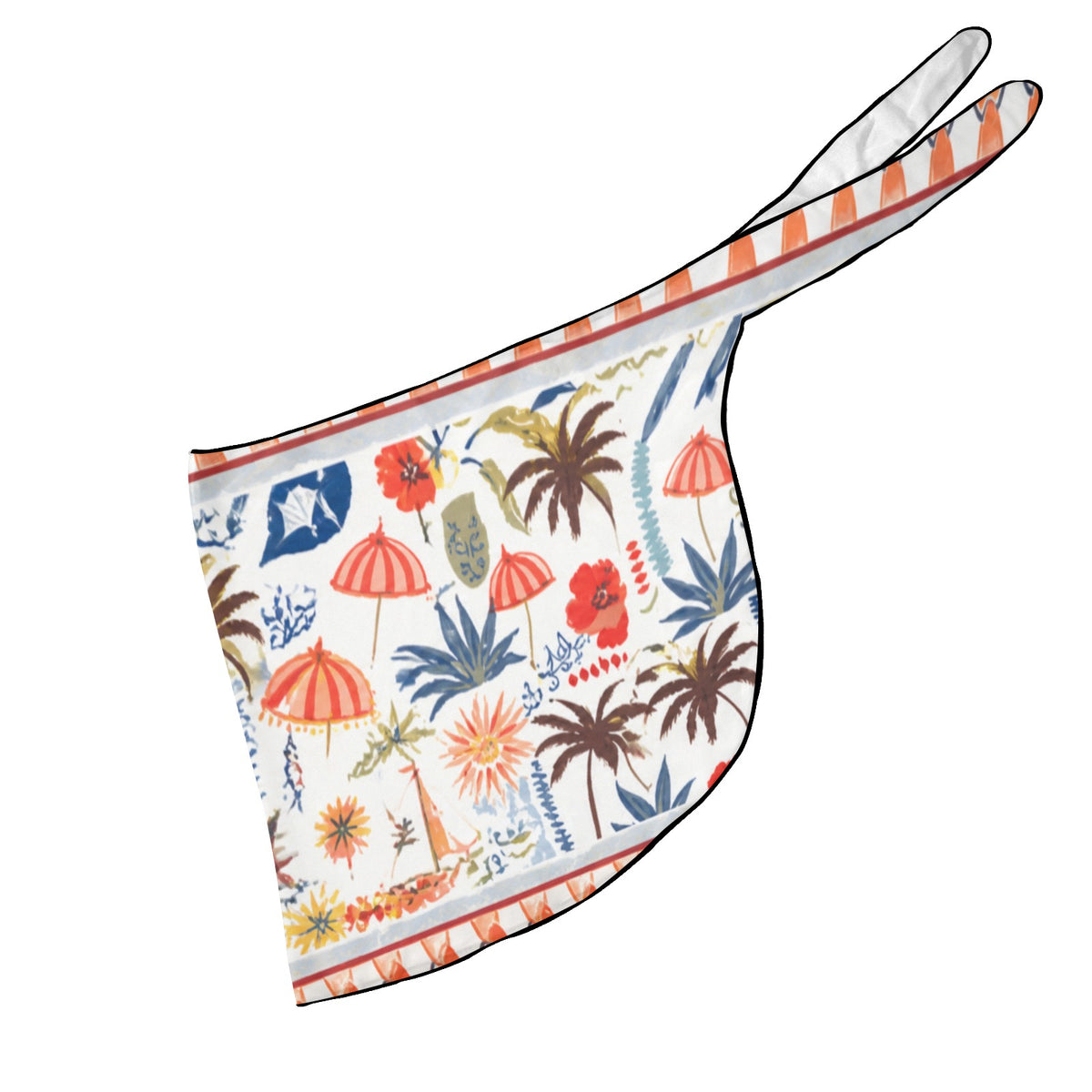 Checkered Coast Beach Sarong Wrap (QUE)