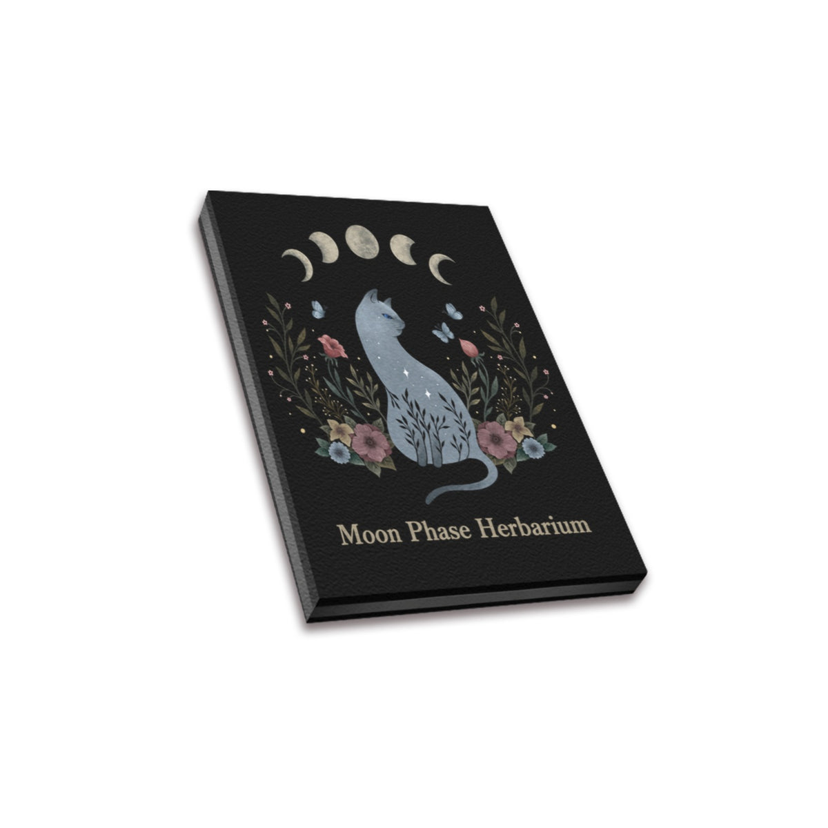 Moon Phase Herbarium Frame Canvas Print 8"x10"