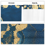 Blue Marble Globe 52 x 84 in Window Curtain Set