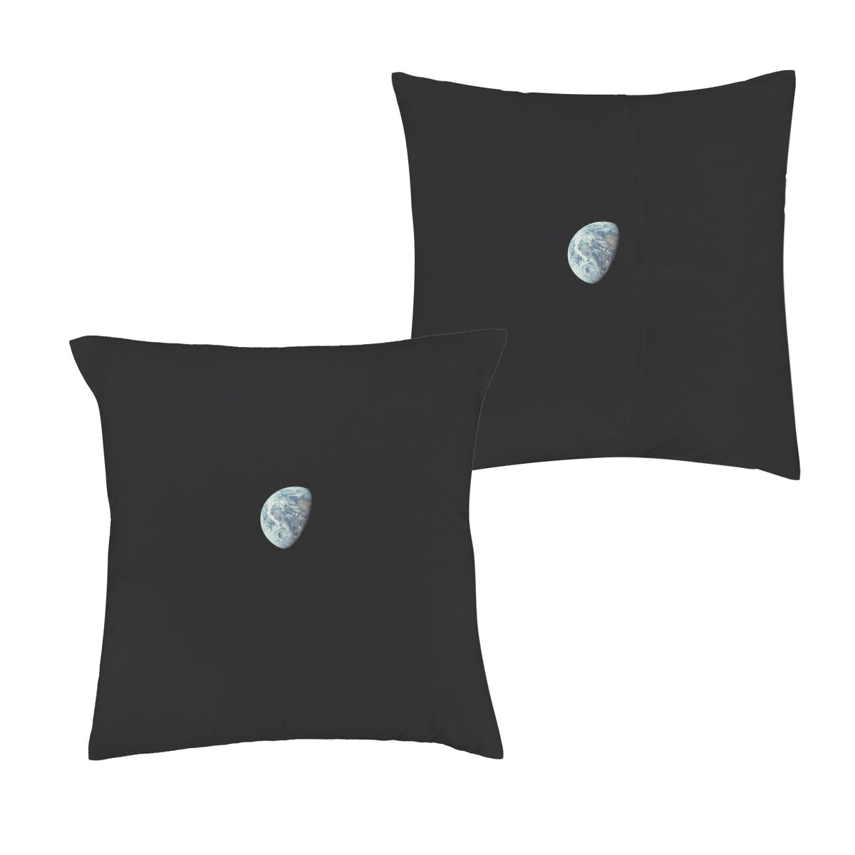 Earth Above Lunar Horizon 16 x 16 in Envelope Pillow Case