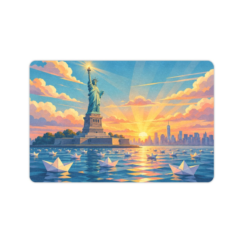 Sunrise Paper Boats Liberty 23.6 x 15.7 in Doormat