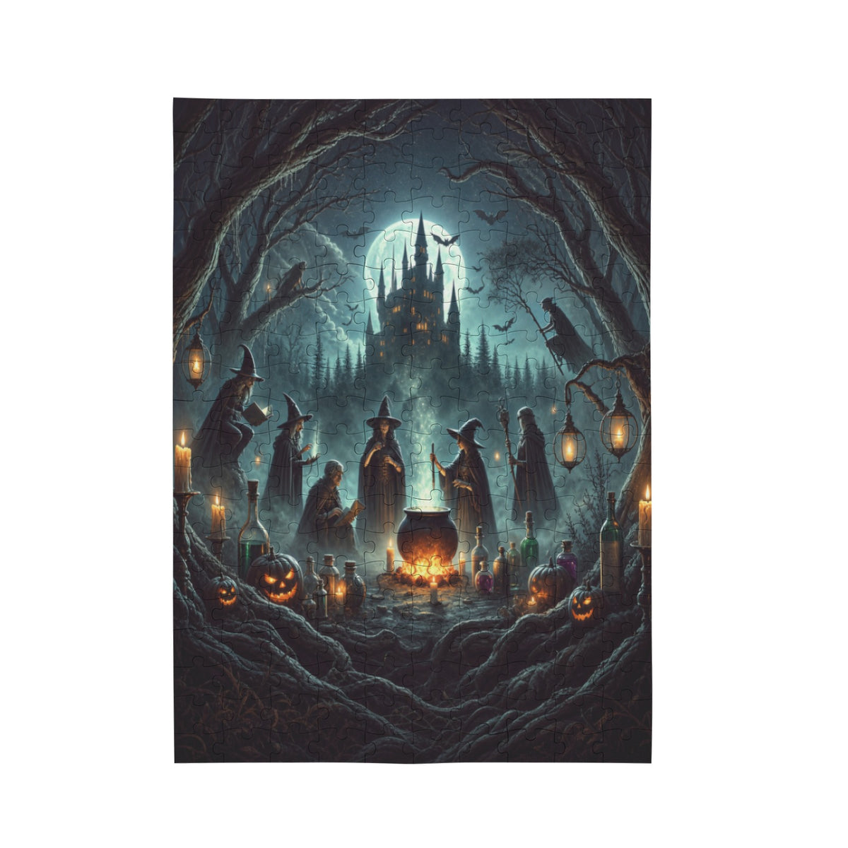 Gothic Cavern 10 x 13.94 in 200-Piece Wooden Jigsaw Puzzle (QUE)
