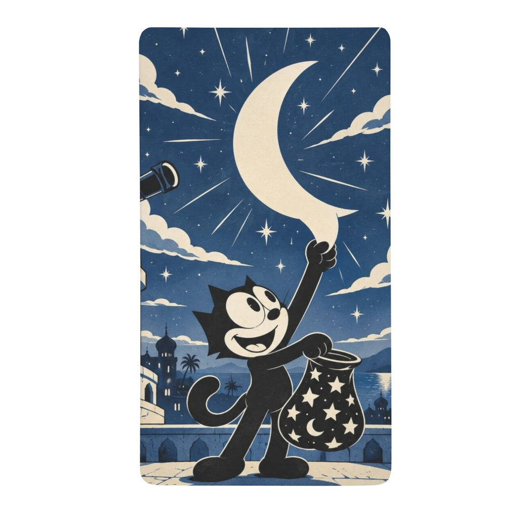 Felix Crescent Moon Fitted Sheet 39x75x13inch (QUE)