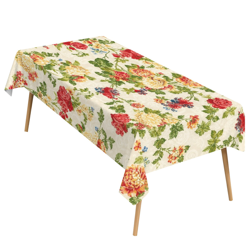 Retro Vine 178cm x 140cm Rectangular Tablecloth 70x55inch (QUE)