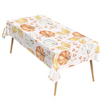 Pink Blue Sprig 178cm x 140cm Rectangular Tablecloth 70x55inch (QUE)