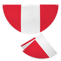 Peruvian Flag Identity 36 x 18 in Semi Circle Flag