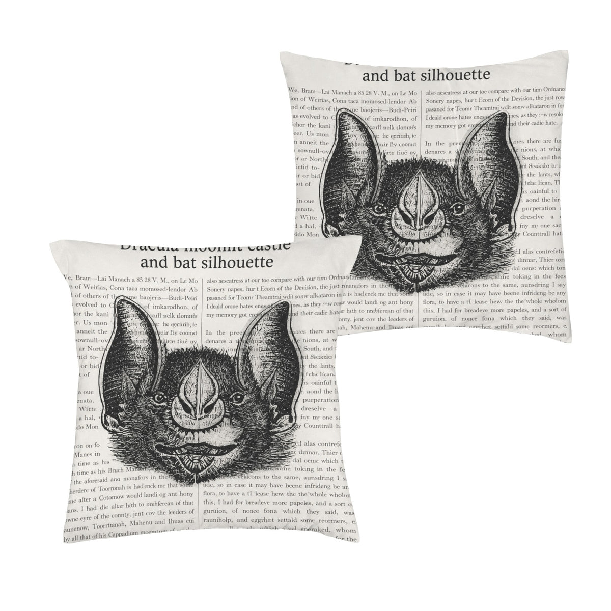 Moonlit Castle Bats 16 x 16 in Envelope Pillow Case
