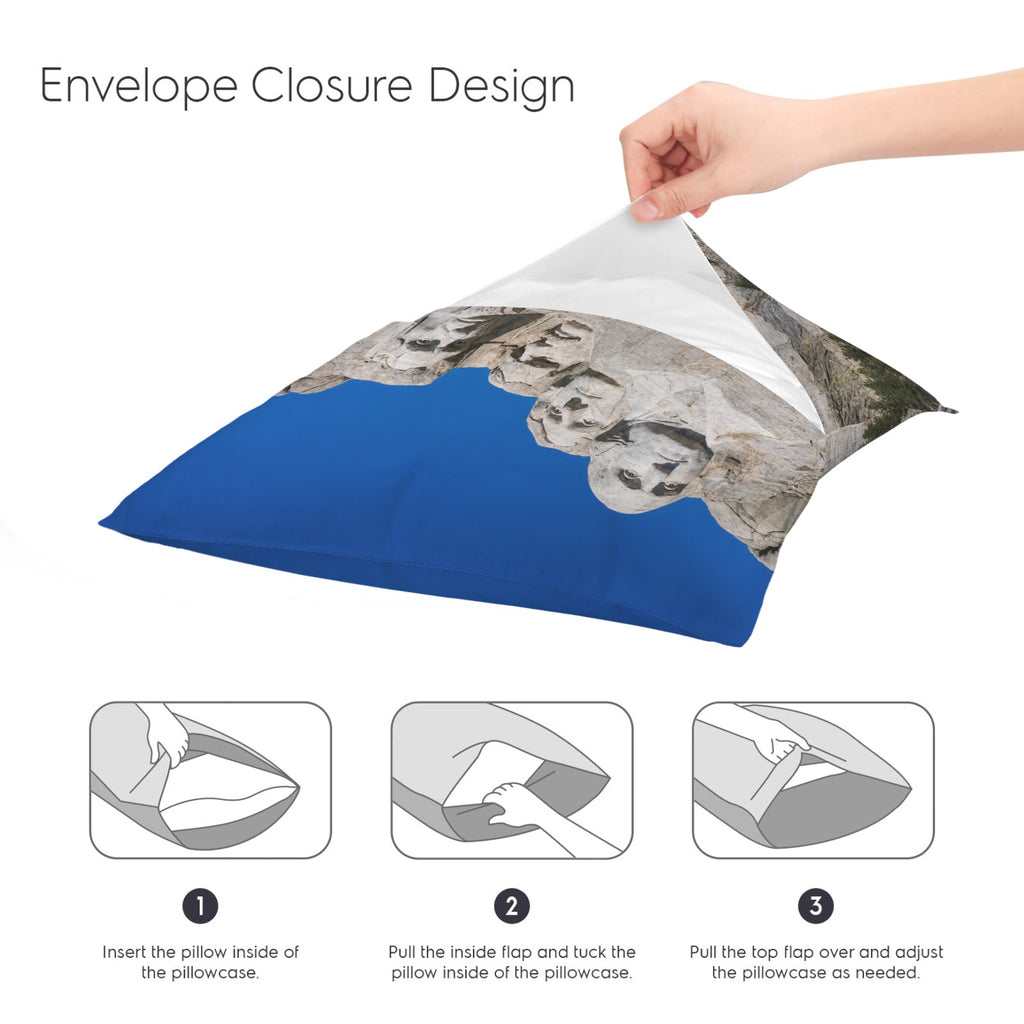 Mount Rushmore granite horizon 16 x 16 in Envelope Pillow Case